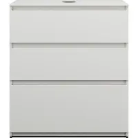Burgbad Lin20 meuble sous-lavabo avec plan de toilette, 3 tiroirs, 802x552x900mm, WXOE080F5351