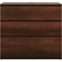 Burgbad Lin20 meuble sous-lavabo avec plan de toilette, 3 tiroirs, 1002x552x900mm, WXOE100F5359