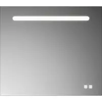 Burgbad Lin20 miroir lumineux avec éclairage LED horizontal, mélamine, 800x30x700mm, SIIX080PN529
