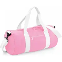 Bagbase Sac de voyage toile - 20 L - Varsity Barrel Bag - BG140 - rose classique