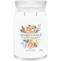 Yankee candle White Spruce & Grapefruit bougie parfumée 567 g