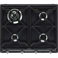 Smeg Plaque De Verre à Gaz Sr964ngh 60 Cm 4 Feux