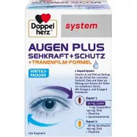Queisser Pharma GmbH & Co. KG Doppelherz system YEUX PLUS VISIBILITÉ + PROTECTION, 120 capsules