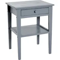 Haku Table d'appoint | 46 x 35 x 60 cm | Gris
