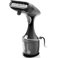 Eta Défroisseur vapeur Naomi I 1500W I Surface en acier inoxydable avec 9 buses I 264 ml pour jusqu'à 15 min de vapeur I pour tous types de tissus I léger I Brosse vapeur de voyage