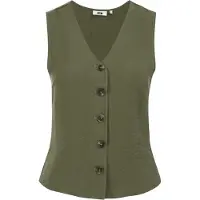 We fashion Chemisier vert / kaki