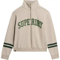 Superdry Sweat-shirt 'Athletic Essentials' greige / vert