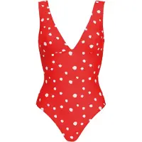 Vivid Maillot de bain rouge / blanc