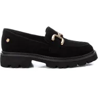 Carmela pour femme. 16195201-NEGRO Mocassins en cuir 161952 noir (39), Plat, Aucun, Casuel