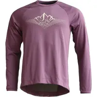 Zimtstern Hommes, Maillot de cyclisme, Pureflowz Shirt L/S (XL), Violet, XL