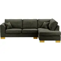 SLF24 Canapé d'angle droit Avos avec fonction lit-Vitolini 097-1714-like oak