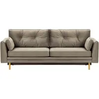 Wintech Canapé convertible avec coffre de rangement Amelia-Velluto 17-like oak