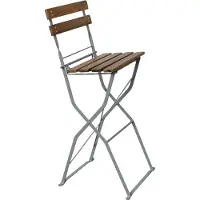 Mojawo Tabouret de bar de brasserie Chaise de bar pliante Chaise de jardin pliante