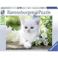 Ravensburger Puzzle Chaton blanc - 1500 pièces
