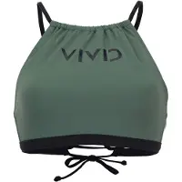 Vivid Hauts de bikini vert foncé / noir