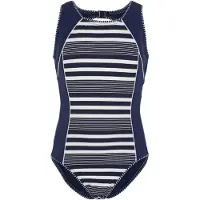 Vivid Maillot de bain bleu foncé / blanc