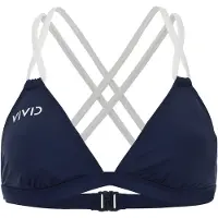 Vivid Hauts de bikini bleu nuit / blanc naturel