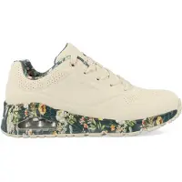 SKECHERS Uno - Majestic Garden 155583-NTMT, Baskets, Femmes, Beige