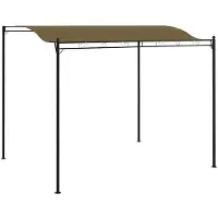 vidaXL gazebo 3x2,4 m Taupe 180 g/m² - Gazebo - Gazebos - Gazebo de jardin - Gazebos de jardin