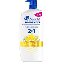 Beiersdorf Shampooing anti-pelliculaire Head and Shoulders 2 en 1, fraîcheur citronnée, 800 ml