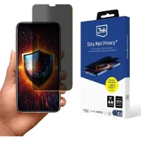 3MK Folia ochronna prywatyzujÄ ca matowa Silky Matt Privacy na Apple iPhone XS (Apple iPhone XS), Pièces de rechange pour appareils mobiles, Transparent