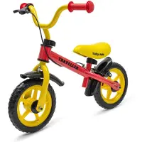 Baby Mix Vélo d'équilibre Traveller rouge avec frein