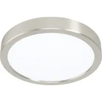 Eglo Fueva 5, 1 ampoule(s), LED, IP20, acier satiné, blanc