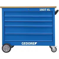 Gedore 1507 XL 03200 Établi à roulettes avec 5 tiroirs, 3127788