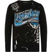 Cipo & Baxx T-Shirt bleu / noir / blanc