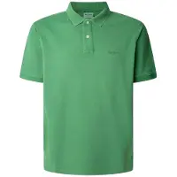 Pepe Jeans pour homme. PM542099 New Oliver GD polo vert (S), Casuel, Coton, Manche courte, Durable