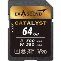 EXASCEND Sd Uhs-ii V90 Catalyst 64gb Memory Card Clair