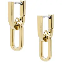 Fossil Boucles d'oreilles 'Heritage' or / argent