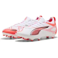 Puma ULTRA 5 MATCH FG/AG Jr White-Black-Glowing Red 37
