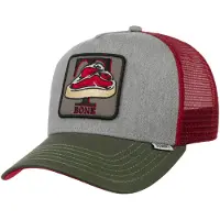 Djinns Casquette 'PinaColada' crème / gris clair / sapin / bordeaux