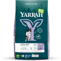 Yarrah 2kg Sterilised sans blé poulet Yarrah Bio croquettes pour chat : -15 % !
