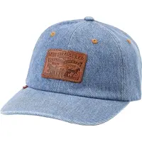 Levi's Casquette 'HERITAGE' bleu denim / marron