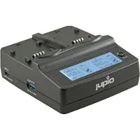 Jupio Duo Charger 45W pour 2 batteries Li-Ion - universel (en cas d'utilisation de réducteurs)