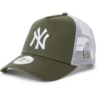 New Era Casquette 'League Essenl Neyyan' olive / blanc
