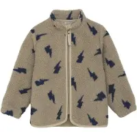 CeLaVi Veste mi-saison 'Fleece Jacket' bleu marine / brocart