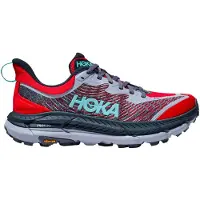 Hoka One One - Chaussures de trail - Mafate Speed 4 W Cerise / Stormy Skies pour Femme - Taille 36 - Rouge