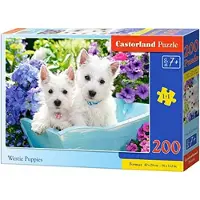Castorland Puzzle chiots West Highland Terrier 200 pièces