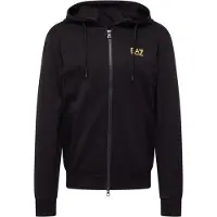 Emporio Armani Veste de survêtement or / noir