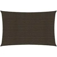 vidaXL Voile d'ombrage 160 g/m² Marron 6x8 m PEHD