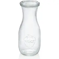 Weck Saftflasche 530ml RR60 mit Deckel, Conteneurs de service, Transparent