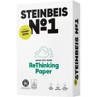 Steinbeis Papier copieur recyclé №1, DIN A4, 80 g/m², blanc presse, 1 boîte = 5 x 500 feuilles