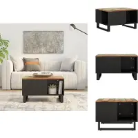 vidaXL Table basse 60x50x35 cm Vieux bois massif - Tables basses