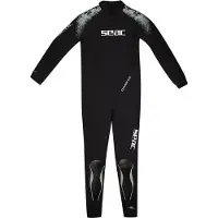 Seac Sub M.lungo Cover 5 Mm Freediving Wetsuit Noir L Homme