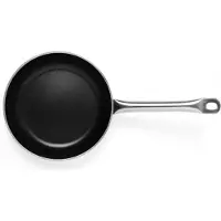 Comas poêle à frire Etna, Poêle avec poignée en acier inoxydable, aluminium, argent, noir, 28 cm, 8347