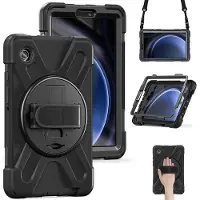 ESTUFF CHICAGO Full Body Defender (Samsung Galaxy Tab A9+), Étui pour tablette, Noir