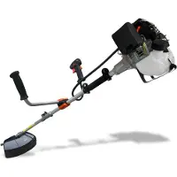 FUXTEC FX-MS125 débroussailleuse à essence - 25.4cc | 1hp | 5.5 kg | 305 mm | fil + lames | coupe-herbe 2 temps | 0.7kW | 1200ml | 3000 rpm